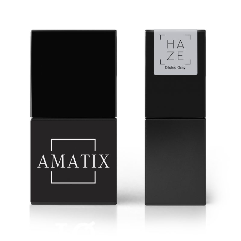 Amatix Gel Polish Haze 087 Diluted Gray 10ml Free TPO