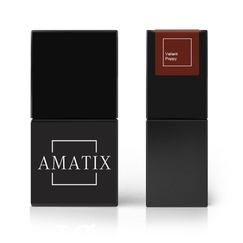 Amatix Gel Polish 111 Valiant Poppy 10ml TPO FREE