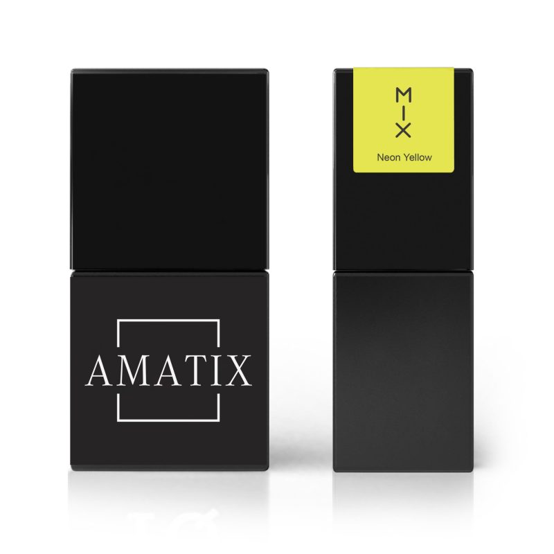 Amatix Gel Polish Mix 089 Neon Yellow 10ml Free TPO
