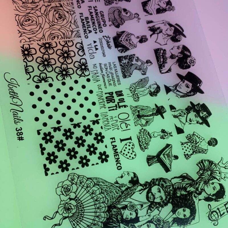 Placa Stamping 38 IbethNails