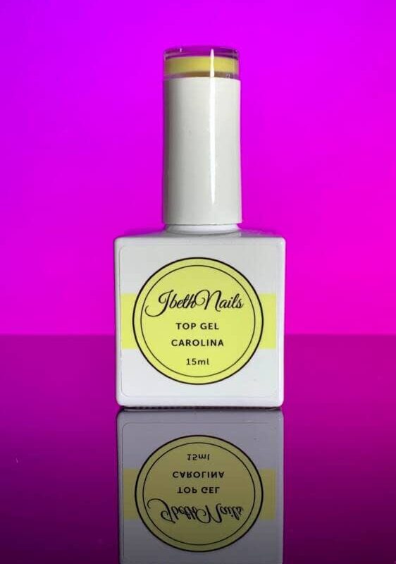 Top Gel Finalizador con Color Carolina 15ml Amarillo Pastel TGCCARO IbethNails