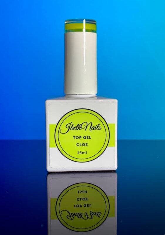 Top Gel Finalizador con Color Cloe 15ml Amarillo Neón TGCCLO IbethNails