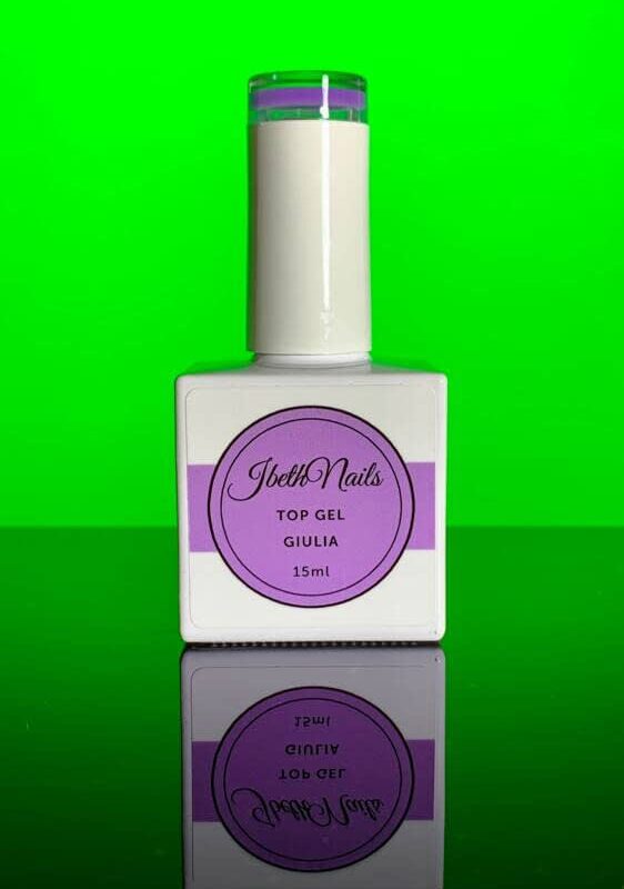 Top Gel Finalizador con Color Giulia 15ml Lila TGCGIUL IbethNails