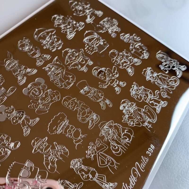 Placa Stamping 39 PS-39 IbethNails