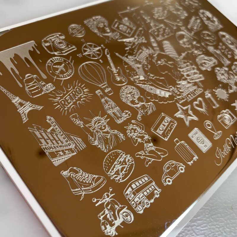Placa Stamping 41 PS-41 IbethNails