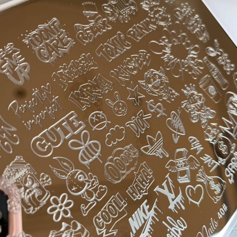 Placa Stamping 40 PS-40 IbethNails